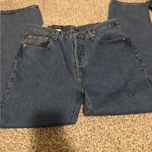 Levi Classic 501 Blue Denim Jeans